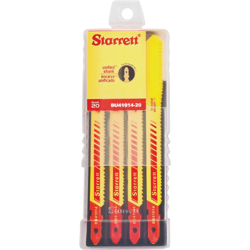 Lames pour scie sauteuse Unified Shank, Bim&eacute;tal, 4" lo, 10-14 dents par pouce Distribution Industrielle GC