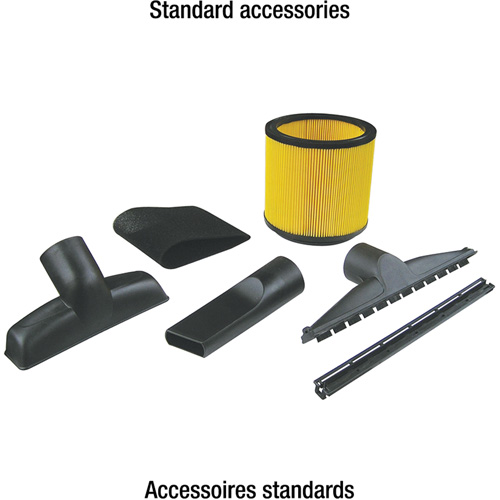 Vacuum, Wet-Dry, 6.5 HP, 16 US Gal. (60.6 Litres) Distribution Industrielle GC