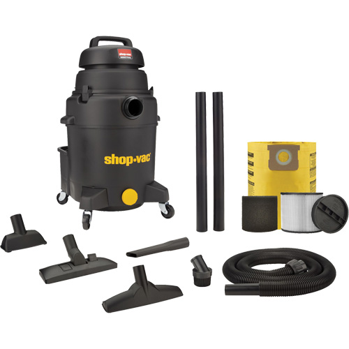 Shop Vacuum, Wet-Dry, 6 HP, 10 US Gal. (37.9 Litres) Distribution Industrielle GC
