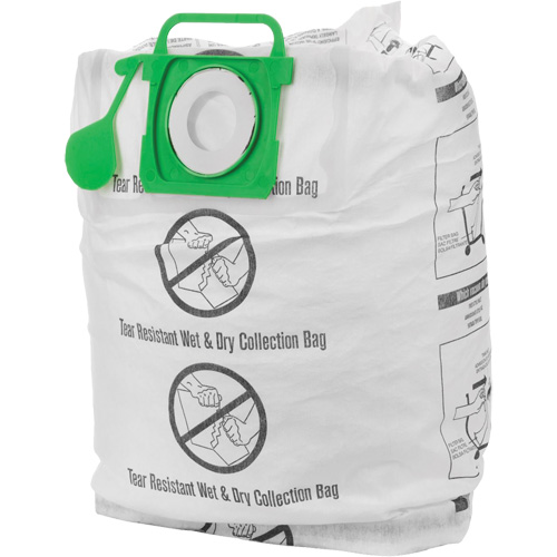 Sacs daspirateur r&eacute;sistants &agrave; la d&eacute;chirure pour les d&eacute;chets humides et secs, 5 - 10 gal. US Distribution Industrielle GC