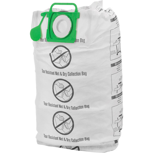 Sacs daspirateur r&eacute;sistants &agrave; la d&eacute;chirure pour les d&eacute;chets humides et secs, 12 - 20 gal. US Distribution Industrielle GC