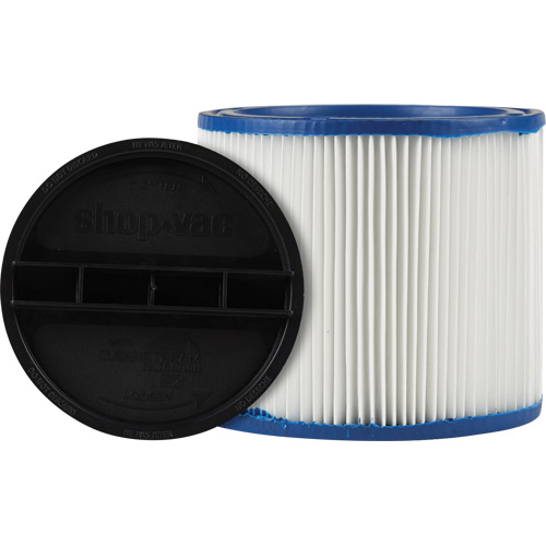 Filtre pour aspirateur pour d&eacute;bris secs/humides CleanStream Gore, Cartouche/Hepa, Pour 5 gal. US Distribution Industrielle GC
