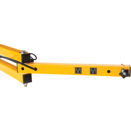 Bras verrouillables double 180 avec deux r&eacute;ceptacles Distribution Industrielle GC