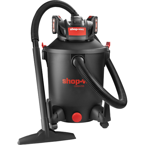 Rechargeable Cordless Wet/Dry Vacuum, 20 V, 10 gal. Capacity Distribution Industrielle GC