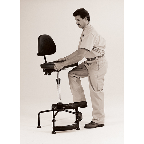 Industrial Stool, Stationary, Adjustable Height, 250 lbs. Capacity Distribution Industrielle GC