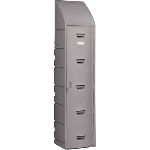 Casier, 15" x 18" x 73", Gris, Assembl&eacute; Distribution Industrielle GC