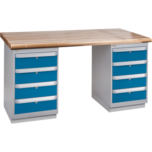&eacute;tabli pr&eacute;conçu, Deux tiroirs, Cap 2500 lb, 72" la x 30" p, 34" h Distribution Industrielle GC
