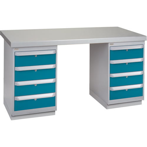 Pre-Designed Workbench, 60" W x 36" D x 34" H, 2500 lbs. Capacity Distribution Industrielle GC