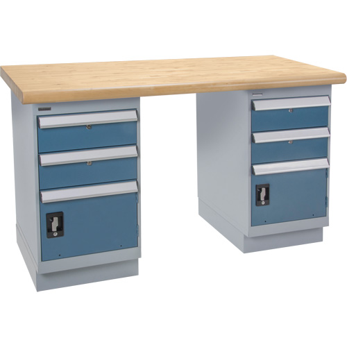 &eacute;tabli pr&eacute;conçu, Deux tiroirs, Cap 2500 lb, 60" la x 36" p, 34" h Distribution Industrielle GC