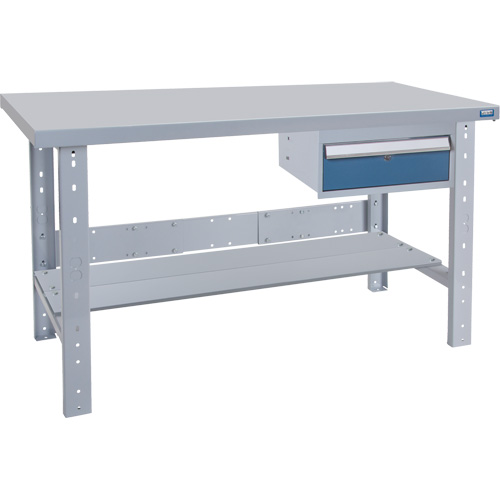 Pre-Designed Workbench, 60" W x 36" D x 34" H, 2500 lbs. Capacity Distribution Industrielle GC