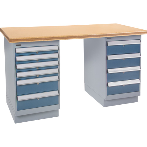 Pre-Designed Workbench, 72" W x 36" D x 34" H, 2500 lbs. Capacity Distribution Industrielle GC