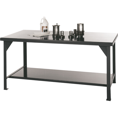 Shop Tables, Steel Surface, 72" W x 36" D x 34" H Distribution Industrielle GC