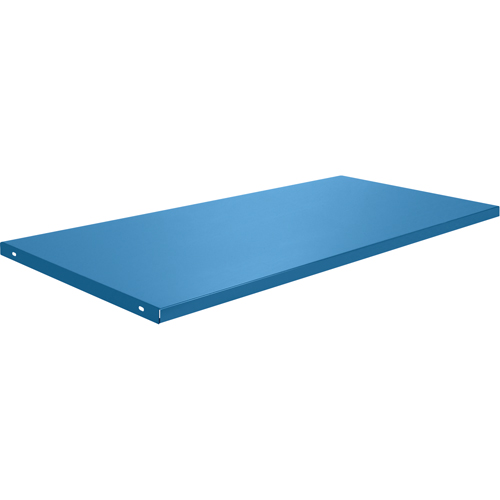 &eacute;tabli avec armoire - Tablettes, 58 3/4" x Capacit&eacute; de 300 lb, Acier, Bleu Distribution Industrielle GC