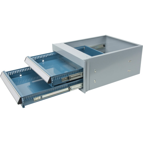 Double-Drawer Workbench, Steel, 18" W x 21" D x 9" H Distribution Industrielle GC
