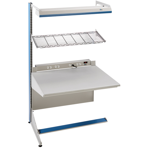 Arlink Preconfigured Workstation, 36" W x 28" D x 84" H, Single Sided Add-On Distribution Industrielle GC