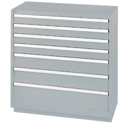 Drawer Cabinets, 7 Drawers, 40-1/4" W x 22-1/2" D x 41-3/4" H, Grey Distribution Industrielle GC