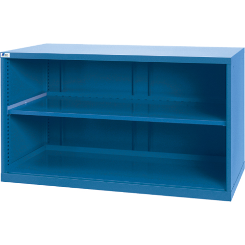 Shelf Cabinets, Steel, 33-1/2" H x 56-1/2" W x 28-1/2" D, Bright blue Distribution Industrielle GC