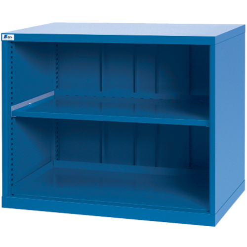Shelf Cabinets, Steel, 33-1/2" H x 40-1/4" W x 22-1/2" D, Bright blue Distribution Industrielle GC