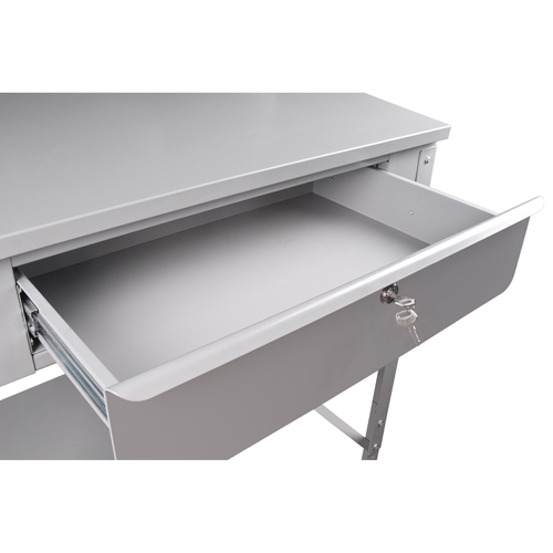 Pupitre d'atelier ouvert, 34-1/2" la x 30" p x 53" h, Gris Distribution Industrielle GC