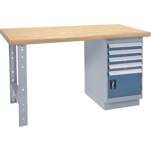 &eacute;tabli, Porte a/combinaison de tiroirs, Cap 2500 lb, 60" la x 36" p, 34" h Distribution Industrielle GC