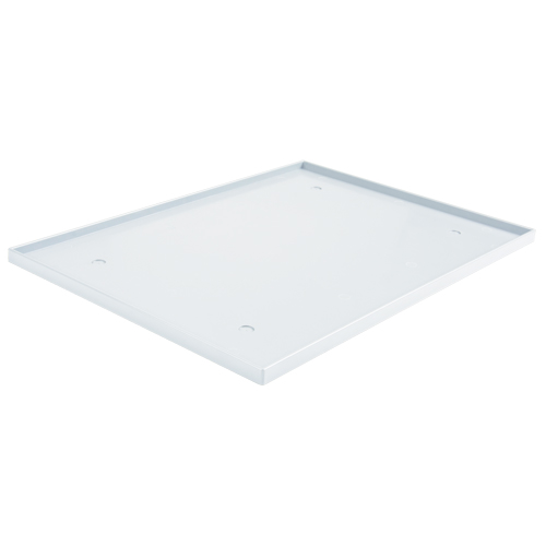 Fond de casier, Convient aux casiers 12" x 18", Gris p&acirc;le, Plastique Distribution Industrielle GC