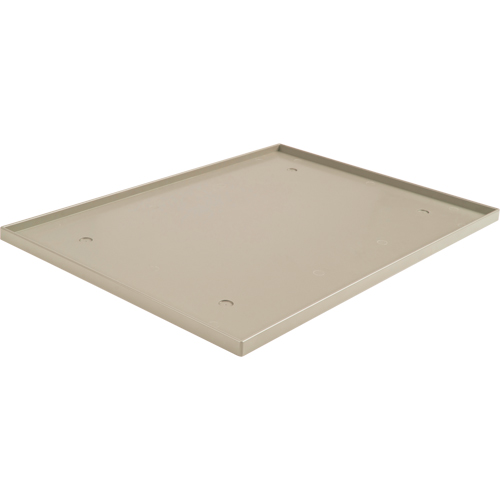 Fond de casier, Convient aux casiers 12" x 18", Beige, Plastique Distribution Industrielle GC