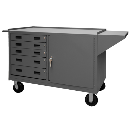 Mobile Workbench Cabinet, Steel Surface Distribution Industrielle GC