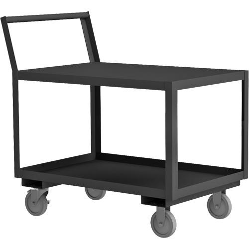Low Deck Service Truck, 2 Tiers, 24-1/4" W x 39" D x 37-1/2" H, 1200 lbs. Cap. Distribution Industrielle GC