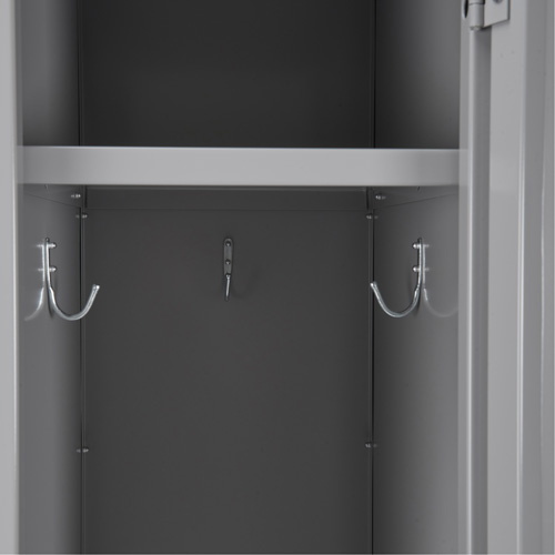 Casiers Clean Line, 3 niveaux, Bloc de 4, 48" x 18" x 76", Acier, Charbon, Rivet (assembl&eacute;) Distribution Industrielle GC