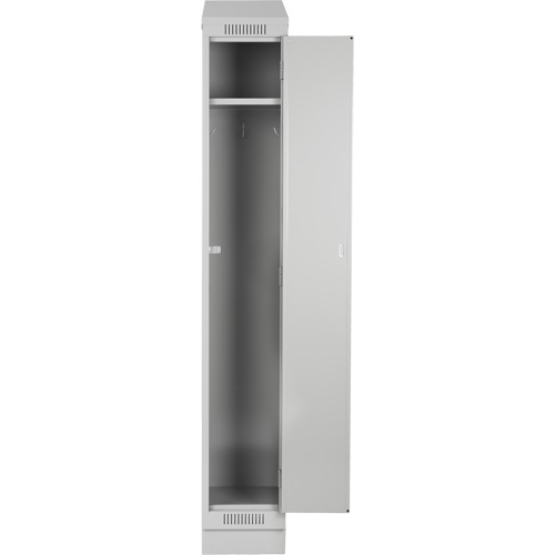 Casiers Clean Line, 3 niveaux, Bloc de 4, 48" x 18" x 76", Acier, Charbon, Rivet (assembl&eacute;) Distribution Industrielle GC