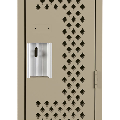 Clean Line Lockers, 12" x 15" x 72", Steel, Beige, Rivet (Assembled), Perforated Distribution Industrielle GC