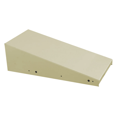 Clean Line Economy Lockers Slope Top, 4 Bank, 18" D x 48" W x 6" H, Beige, Steel Distribution Industrielle GC