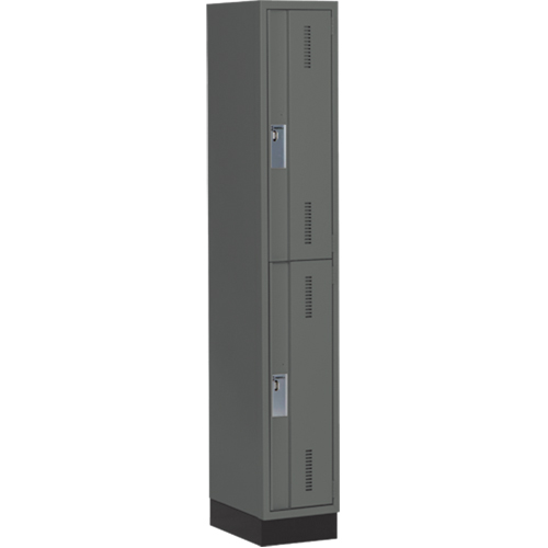 Casiers robustes Concorde, 2 niveaux, 12" x 18" x 76", Acier, Charbon, Soud&eacute; (assembl&eacute;) Distribution Industrielle GC