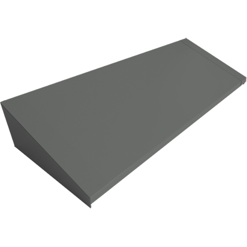 Dessus inclin&eacute; pour casiers robustes enti&egrave;rement soud&eacute; Concorde, Bloc de 4, 18" p x 48" la x 6" ha, Acier Distribution Industrielle GC