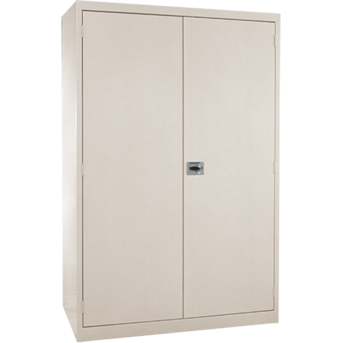Armoires de rangement Hi-Boy profondes, Acier, 4 Tablettes, 72" h x 36" la x 24" P, Beige Distribution Industrielle GC