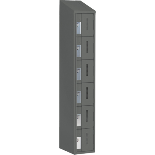 Casiers robustes Concorde, 6 niveaux, 12" x 18" x 78", Acier, Charbon, Soud&eacute; (assembl&eacute;) Distribution Industrielle GC