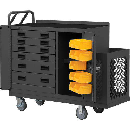 Heavy Duty Mobile Work Stations, Steel Surface Distribution Industrielle GC