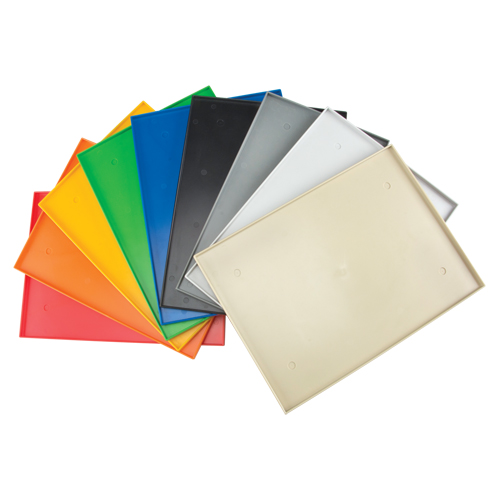 Fond de casier, Convient aux casiers 12" x 18", Beige, Plastique Distribution Industrielle GC