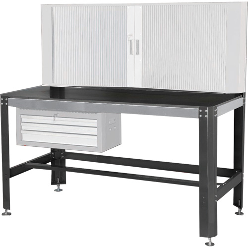 Work Bench, Laminate Surface, 26" W x 30" D x 63" H Distribution Industrielle GC