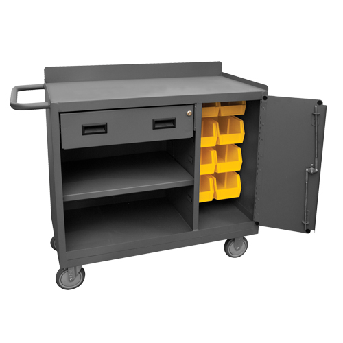 Mobile Workbench Cabinet, Steel Surface Distribution Industrielle GC