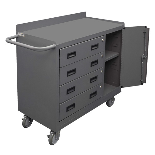 Mobile Workbench Cabinet, Steel Surface Distribution Industrielle GC