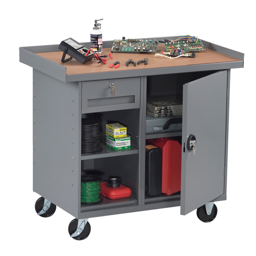 Armoire pour &eacute;tabli mobile, Stratifi&eacute; Surface Distribution Industrielle GC