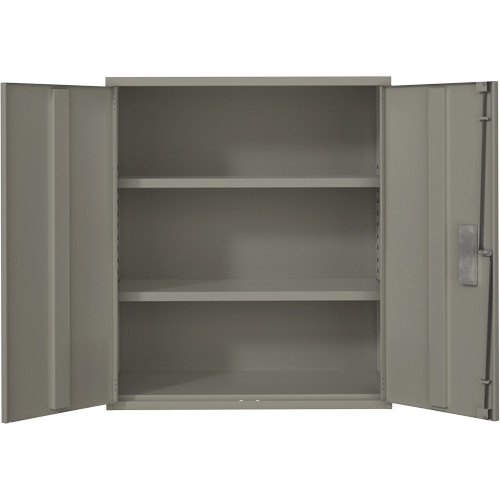Lo-Boy Storage Cabinet, Steel, 2 Shelves, 40" H x 36" W x 18" D, Grey Distribution Industrielle GC