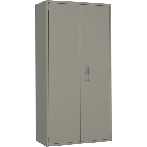 Armoire de rangement Hi-Boy, Acier, 4 Tablettes, 72" h x 36" la x 18" P, Gris Distribution Industrielle GC