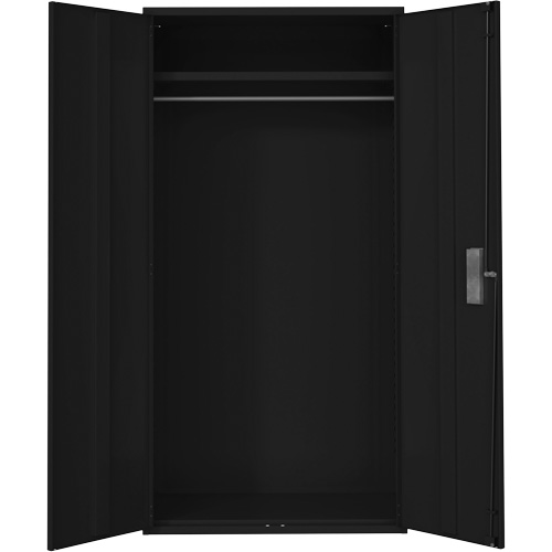 Armoire garde-robe, Acier, 36" la x 18" p x 72" h, Noir Distribution Industrielle GC