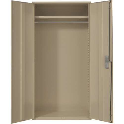 Armoire garde-robe, Acier, 36" la x 18" p x 72" h, Beige Distribution Industrielle GC