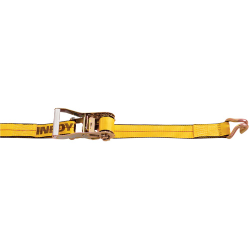 Tendeur d'arrimage &agrave; cliquet, Crochet &agrave; fil m&eacute;tallique, 2" , 30' , Charge d'utilisation max. 3333 lb (1511 kg) Distribution Industrielle GC