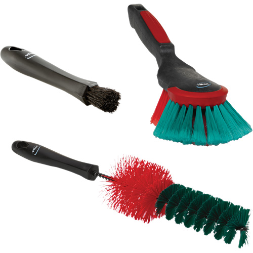 Ensemble de brosses pour l'int&eacute;rieur et l'ext&eacute;rieur des v&eacute;hicules de la s&eacute;rie Transport Distribution Industrielle GC
