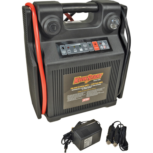 KwikStart 12/24 Volt Portable Power & Jump Starter Distribution Industrielle GC