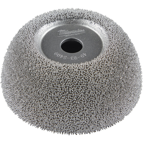 Meule &agrave; polir &agrave; contour &eacute;vas&eacute; 2-1/2" pour ponceuse pour pneus &agrave; basse vitesse M12 Fuel Distribution Industrielle GC